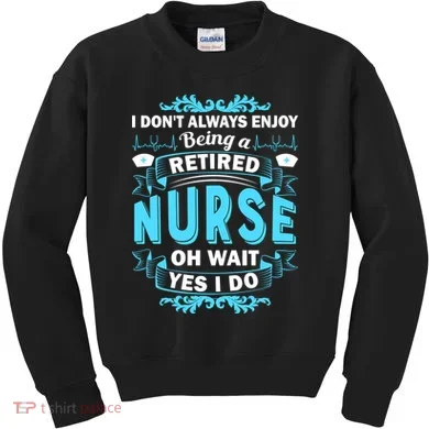 Retired Nurse Kids Sweatshirt