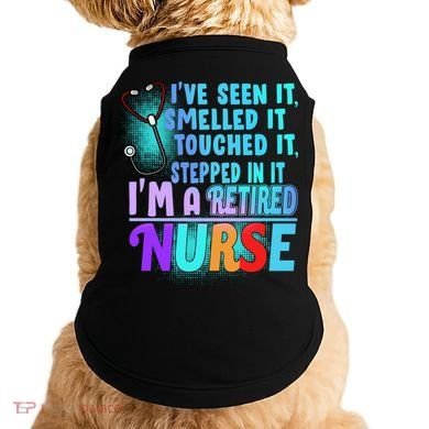 Retired Nurse Seen Smelled Touch Stepped In It Doggie Tank