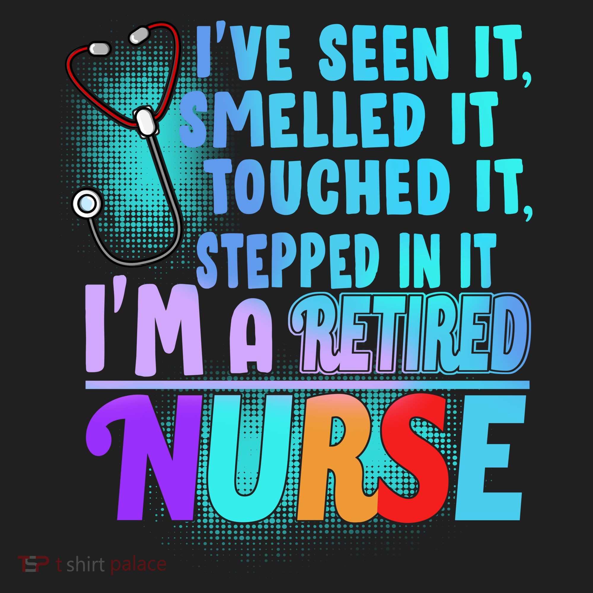 Retired Nurse Seen Smelled Touch Stepped In It Golf Towel