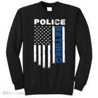 Retired Police Blue Flag Sweatshirt thumb 0