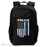 Retired Police Blue Flag Backpack thumb 0