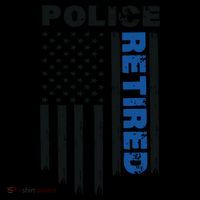 Retired Police Blue Flag Coffee Mug thumb 5