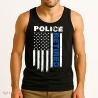 Retired Police Blue Flag Tank Top thumb 3
