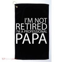 Retired Professional Papa Golf Towel thumb 0