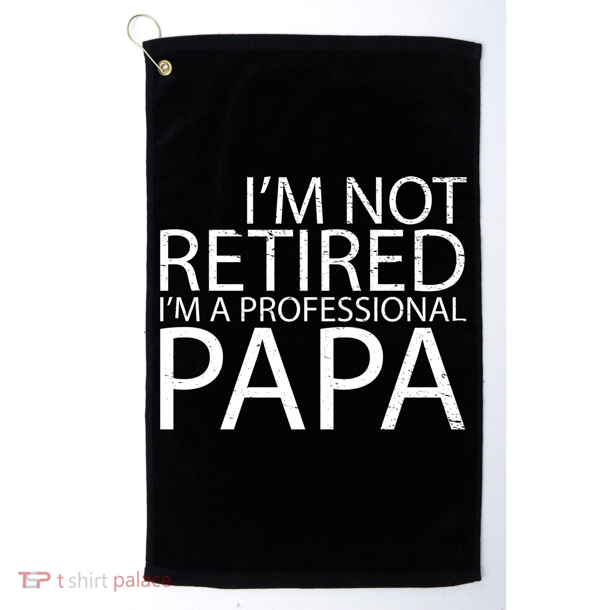 Retired Professional Papa Golf Towel