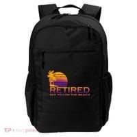 Retired See You On The Beach  Backpack thumb 0