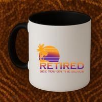 Retired See You On The Beach  Coffee Mug thumb 2