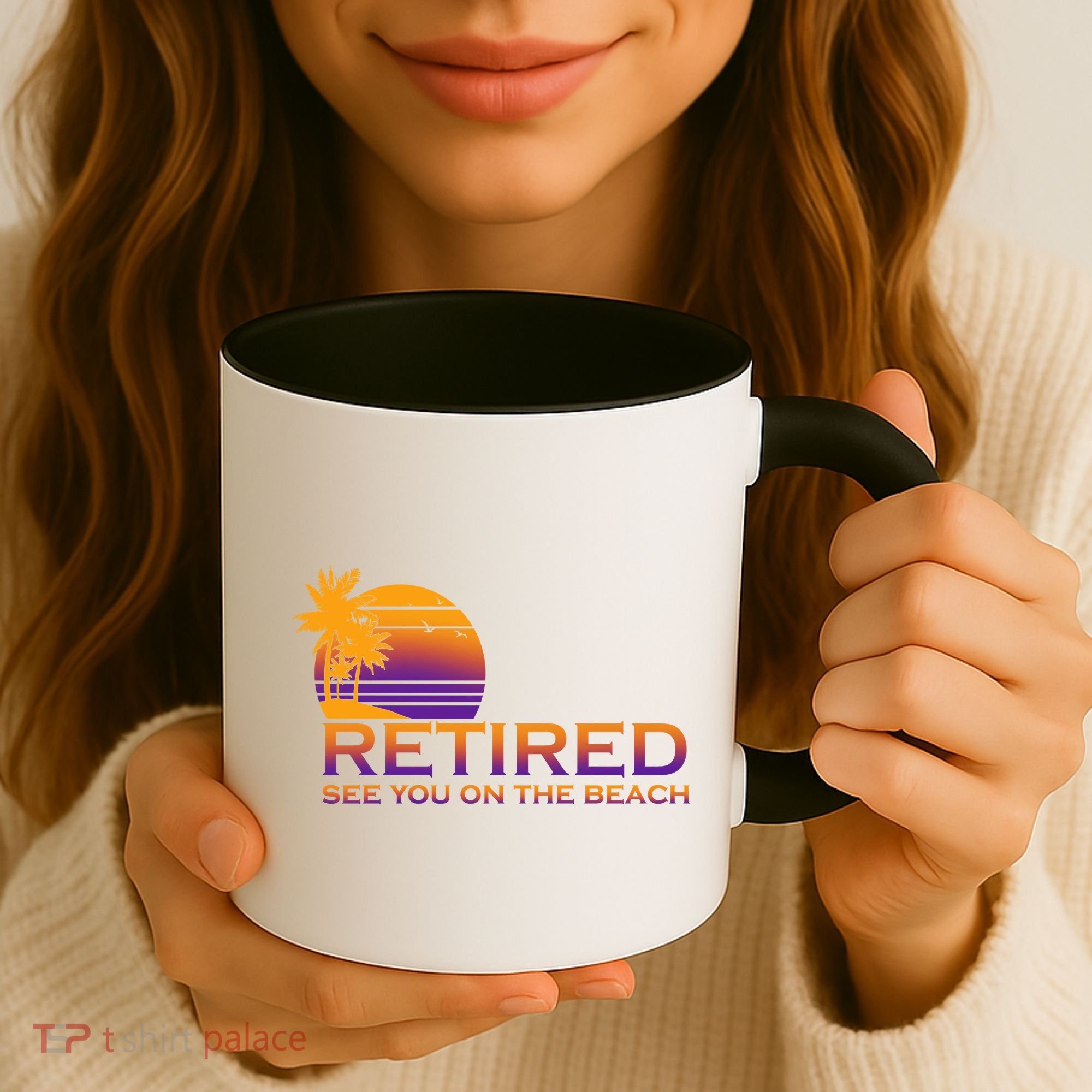 Retired See You On The Beach  Coffee Mug