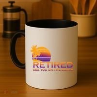Retired See You On The Beach  Coffee Mug thumb 4
