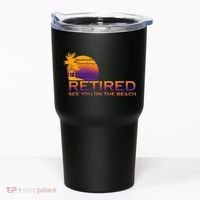 Retired See You On The Beach  Tumbler thumb 0