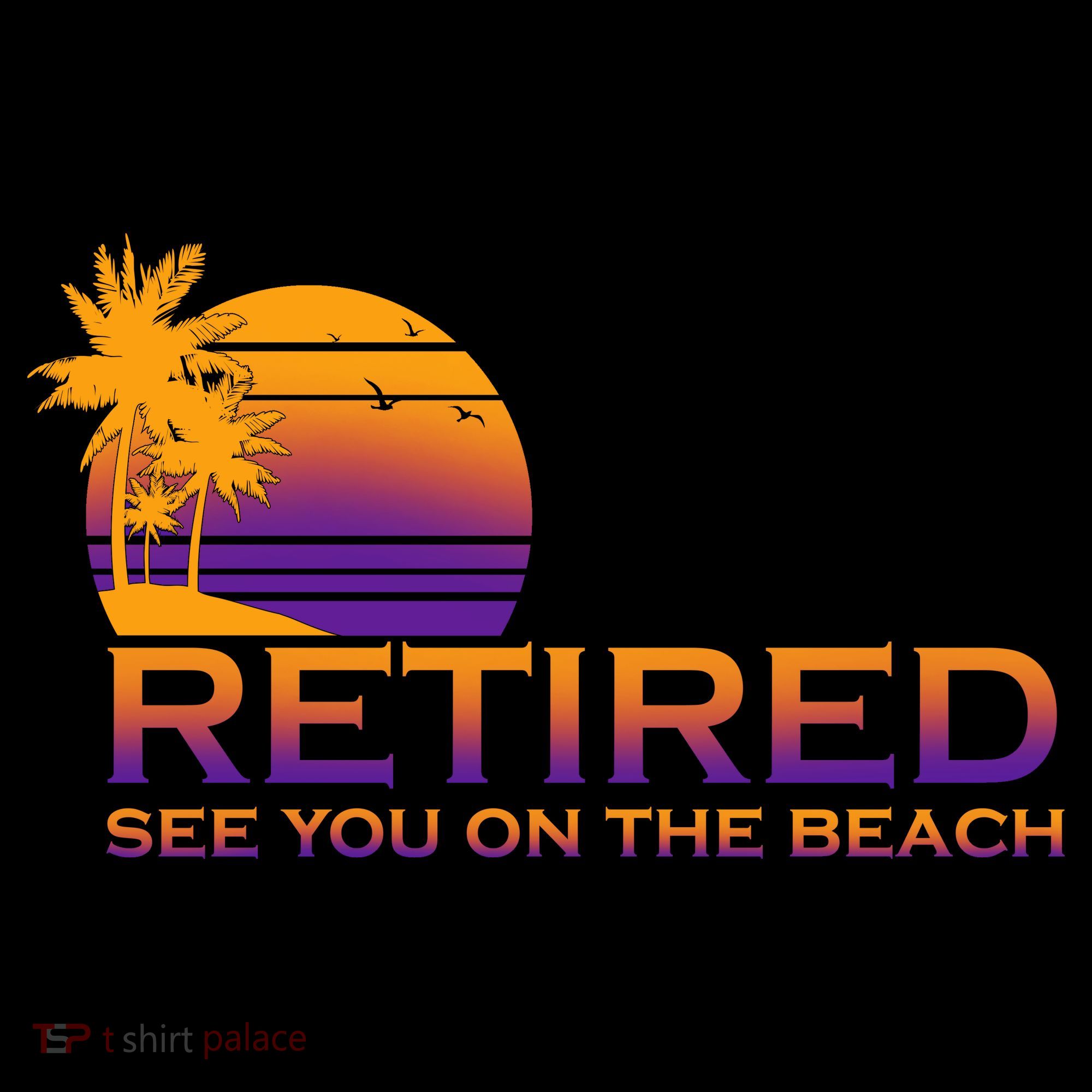 Retired See You On The Beach  Ornament