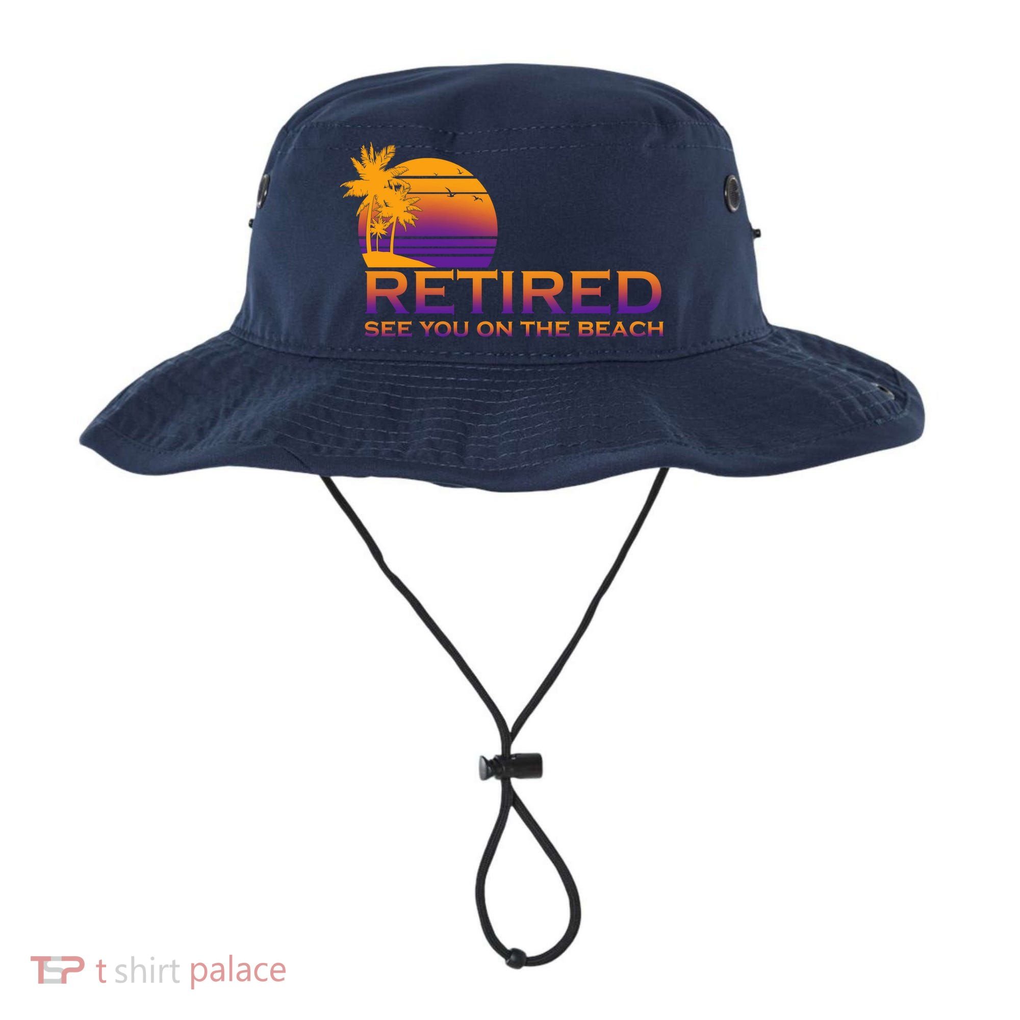 Retired See You On The Beach  Bucket Hat