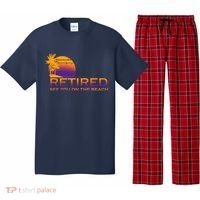 Retired See You On The Beach  Pajama Set thumb 0