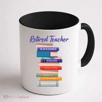 Retired Teacher Coffee Mug back