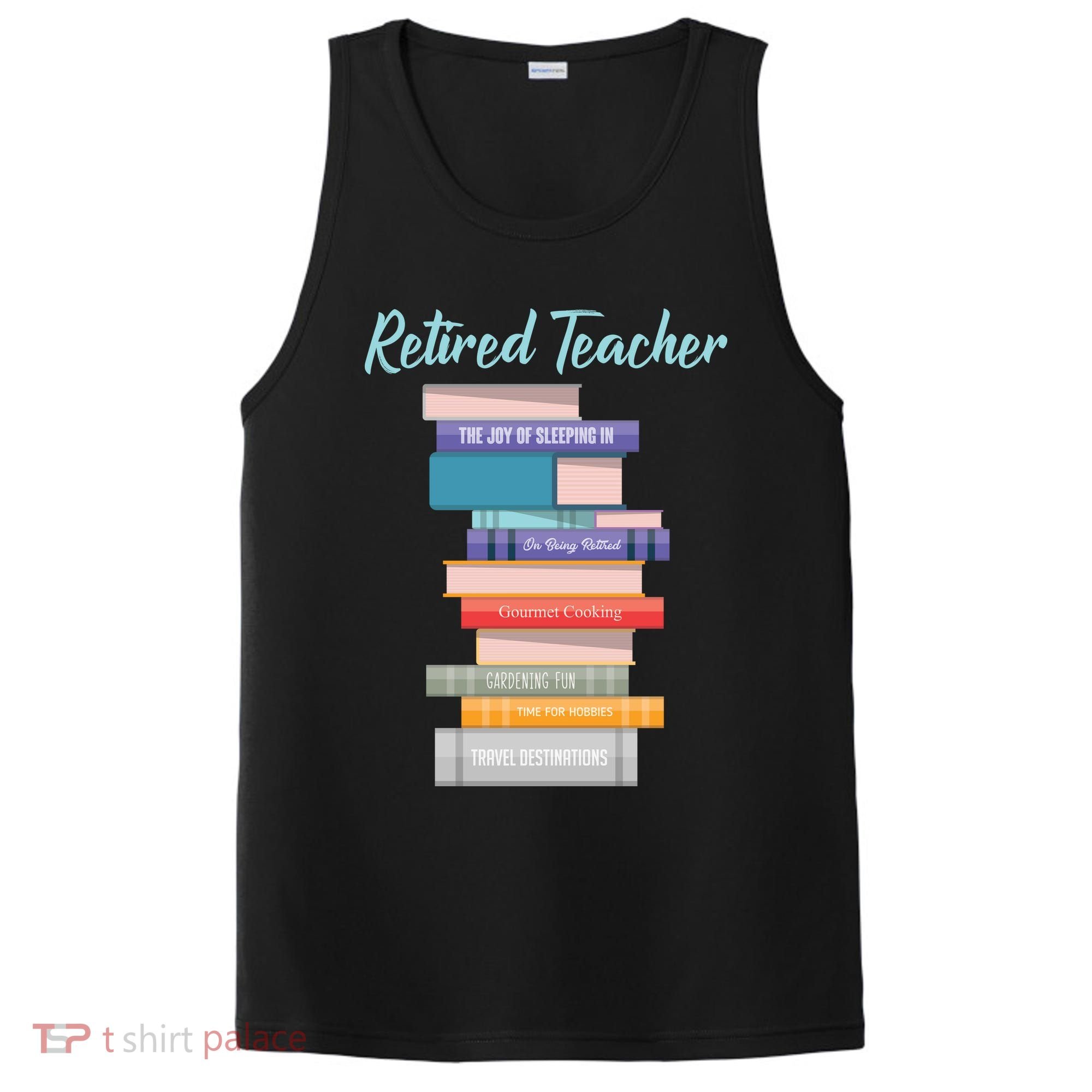 Retired Teacher PosiCharge Competitor Tank