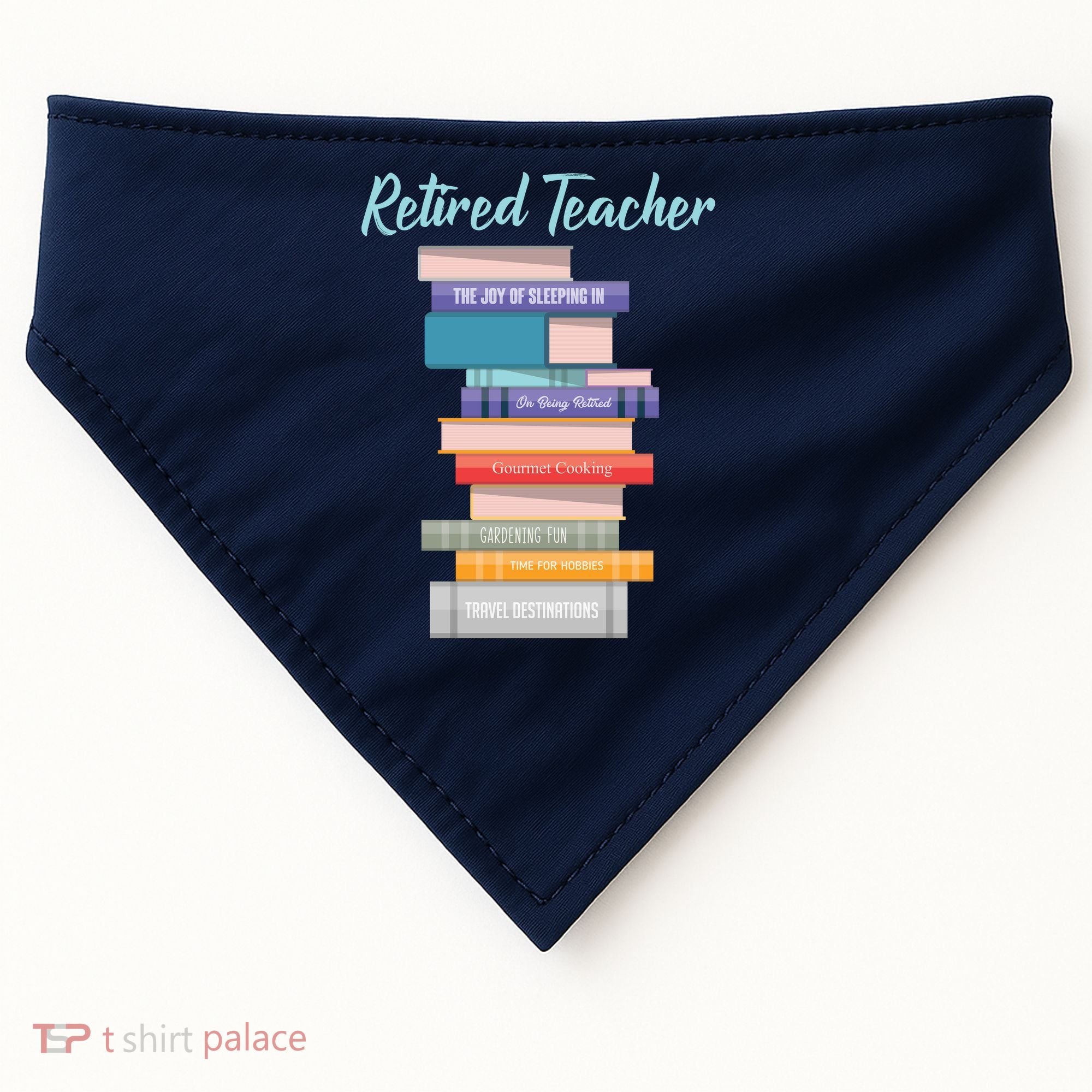 Retired Teacher USA-Made Doggie Bandana