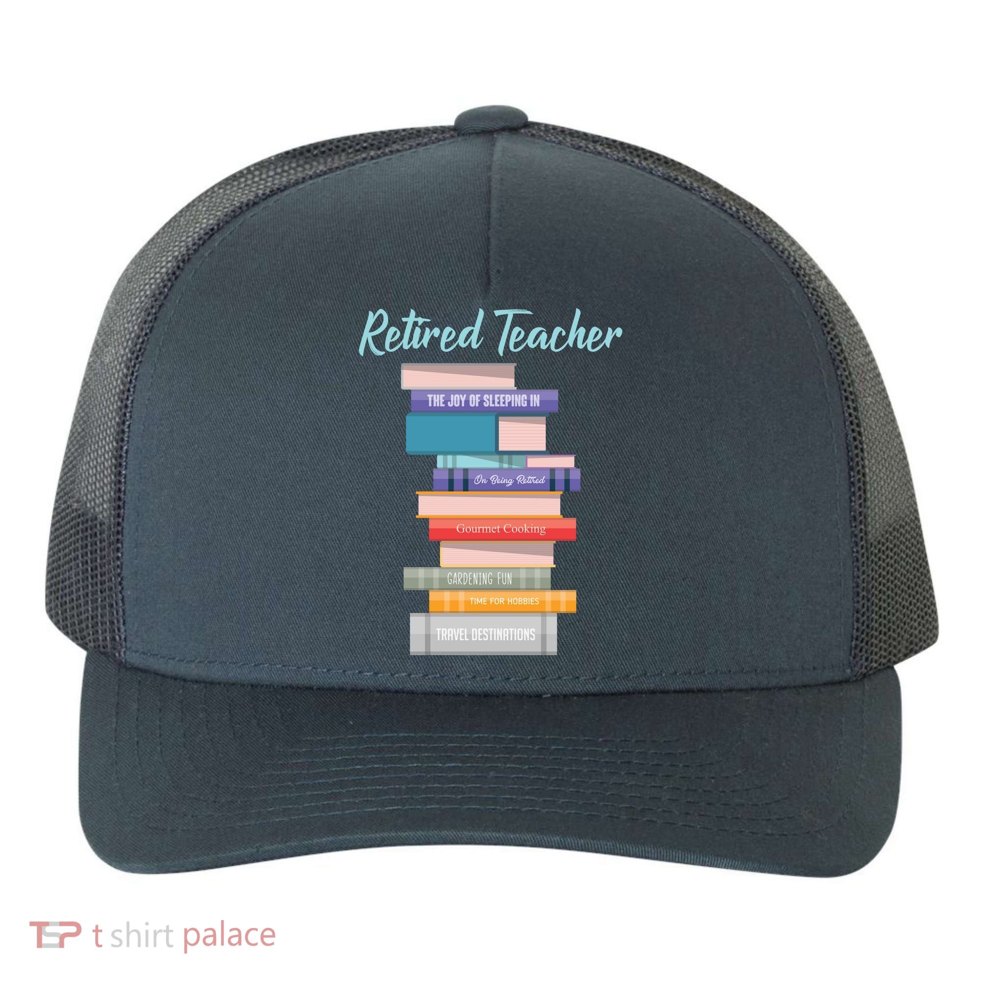 Retired Teacher Yupoong Adult 5-Panel Trucker Hat