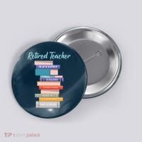 Retired Teacher Button thumb 0
