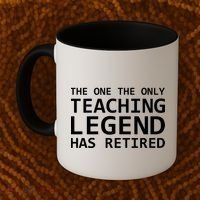 Retired Teacher Legend Coffee Mug thumb 2