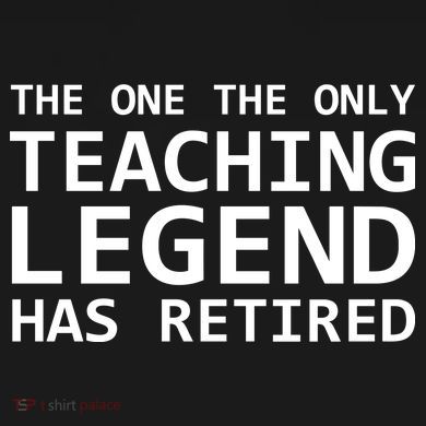 Retired Teacher Legend Dry Zone Grid Polo