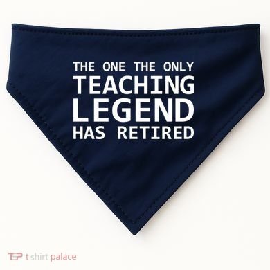 Retired Teacher Legend USA-Made Doggie Bandana