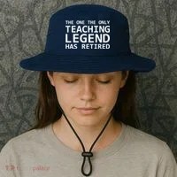 Retired Teacher Legend Bucket Hat thumb 3