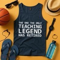Retired Teacher Legend Tank Top thumb 4