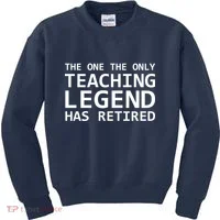 Retired Teacher Legend Kids Sweatshirt thumb 0