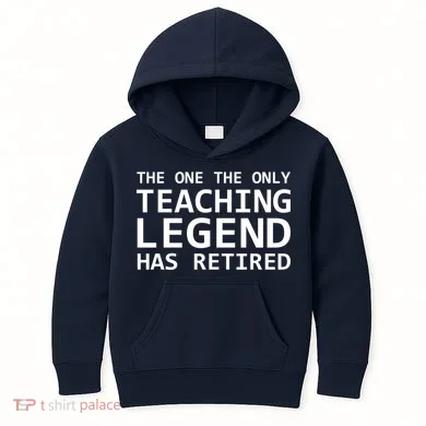 Retired Teacher Legend Kids Hoodie