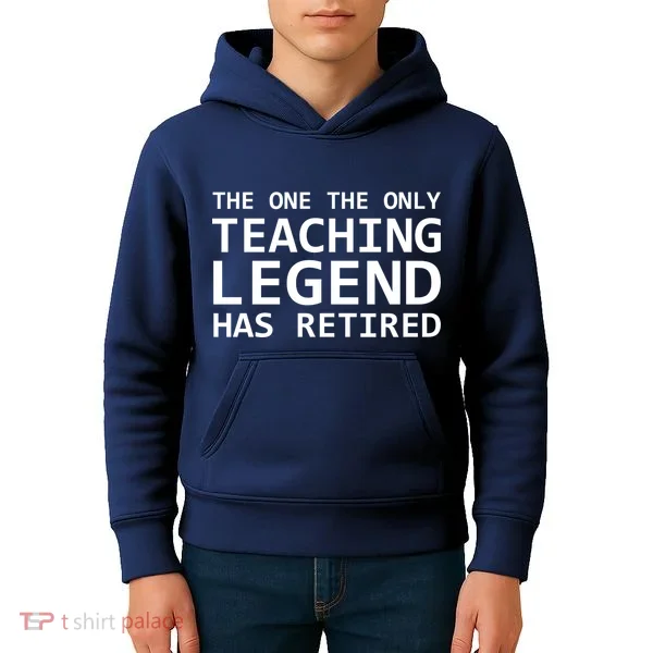 Retired Teacher Legend Kids Hoodie