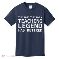 Retired Teacher Legend Kids T-Shirt thumb 0