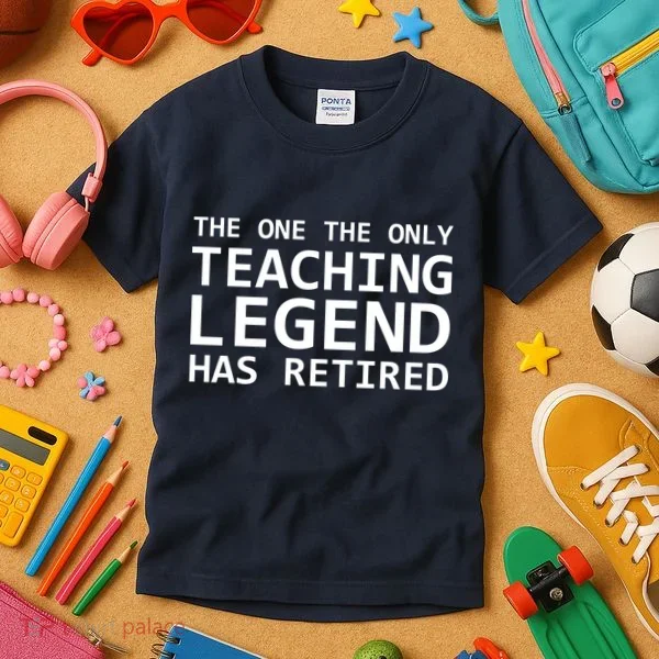 Retired Teacher Legend Kids T-Shirt