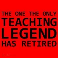Retired Teacher Legend Santa Hat thumb 1