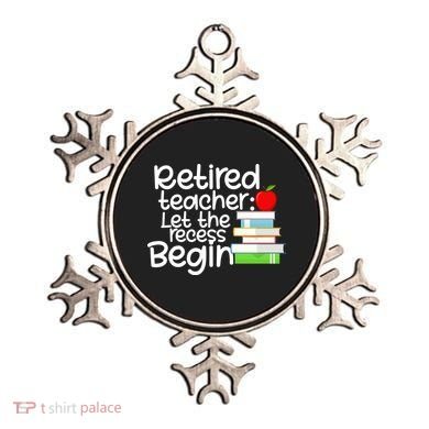 Retired Teacher Let The Recess Begin  Ornament