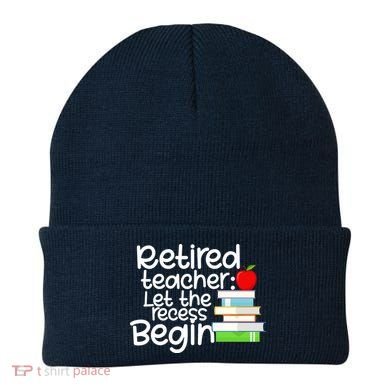 Retired Teacher Let The Recess Begin  Beanie
