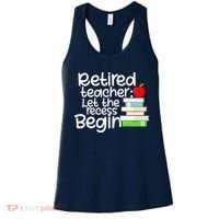 Retired Teacher Let The Recess Begin  Women's Tank Top thumb 0