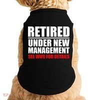 Retired Under New Management Doggie Tank thumb 0