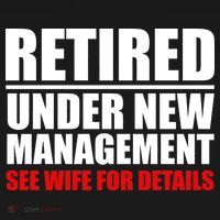 Retired Under New Management Doggie Tank thumb 4