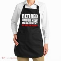 Retired Under New Management Apron thumb 2