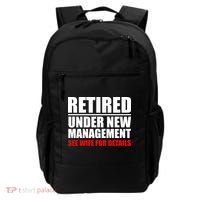 Retired Under New Management Backpack thumb 0