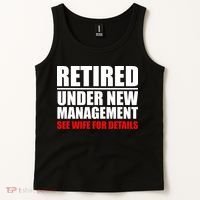 Retired Under New Management Tank Top thumb 2