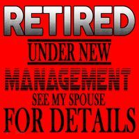 Retired Under New Management Ask Spouse For Details Santa Hat thumb 1
