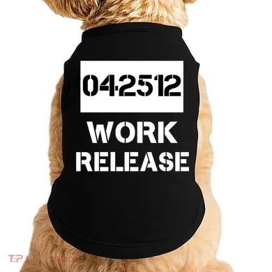 Retirement Date Work Release Jail Prison Personalize  Doggie Tank
