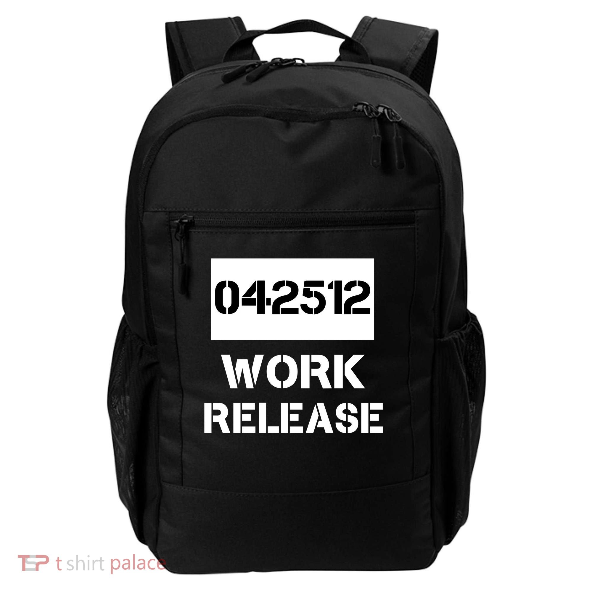 Retirement Date Work Release Jail Prison Personalize  Backpack