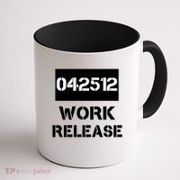 Retirement Date Work Release Jail Prison Personalize  Coffee Mug thumb 1