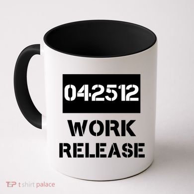 Retirement Date Work Release Jail Prison Personalize  Coffee Mug