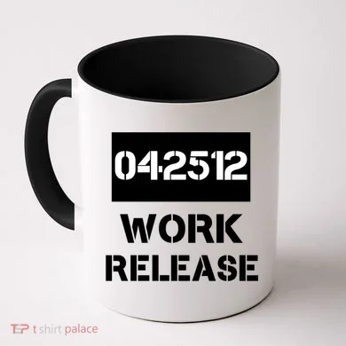 Retirement Date Work Release Jail Prison Personalize  Coffee Mug