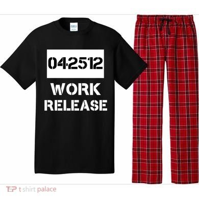 Retirement Date Work Release Jail Prison Personalize  Pajama Set