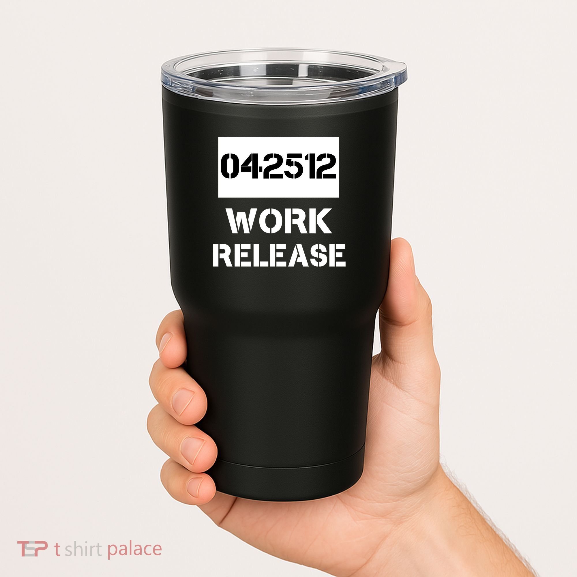 Retirement Date Work Release Jail Prison Personalize  Tumbler