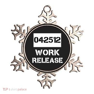 Retirement Date Work Release Jail Prison Personalize  Ornament